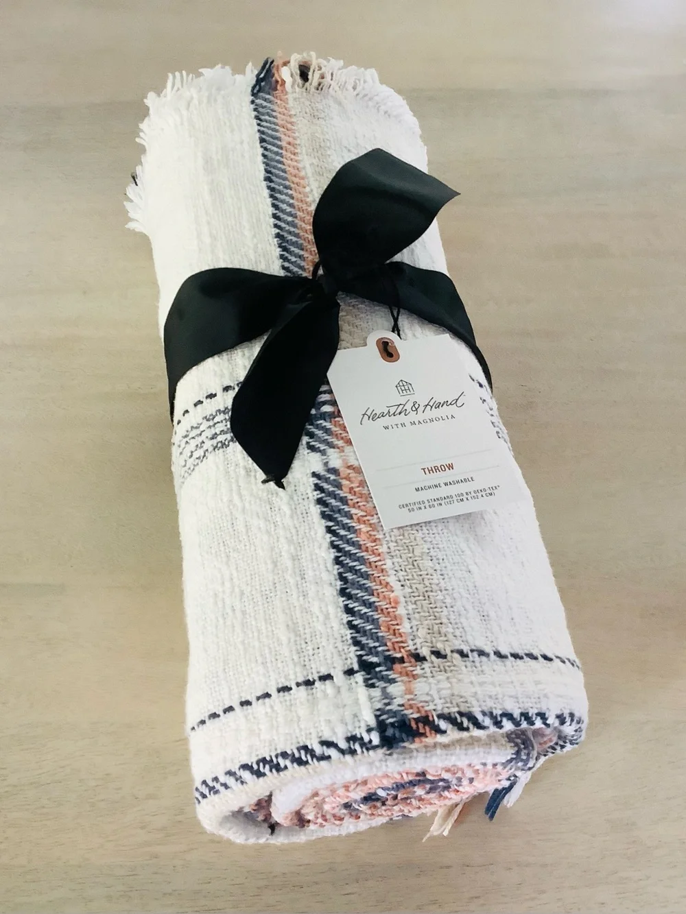 Hearth & Hand plaid throw
